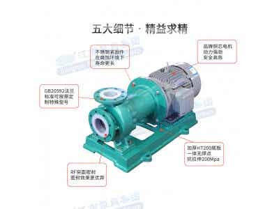 CQB重型襯氟磁力驅(qū)動(dòng)泵圖2